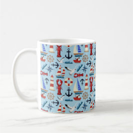 Nautische Segelboote Kaffeetasse