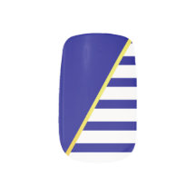 Nautische Streifen blau)