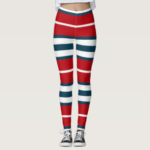 Nautische Streifen Leggings