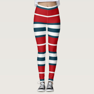 Nautische Streifen Leggings