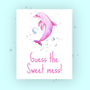 Nautische Wasserfarbe - Raten Sie mal, das süße Ch Poster