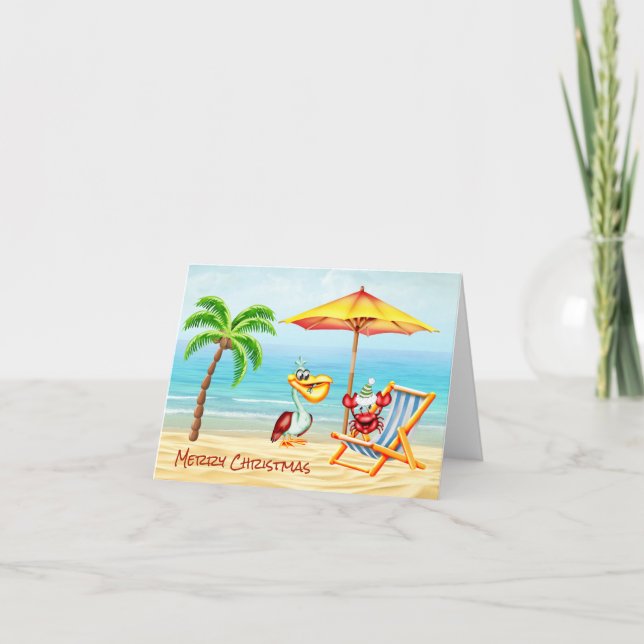 Nautische Weihnachtskarte Feiertagskarte (Vorderseite)