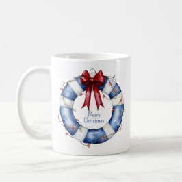 Nautische Weihnachtsreserve mit Bow Kaffeetasse
