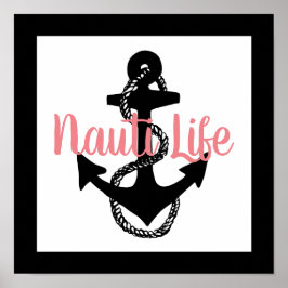 nautischer ANCHOR + NAUTI-LEBEN | Poster