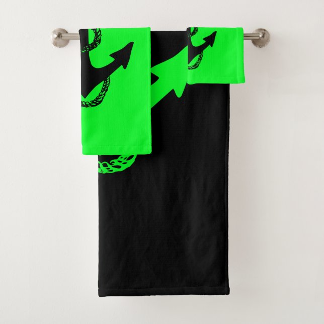 nautischer ANKOR + ROPE | Badhandtuch Set (Insitu)