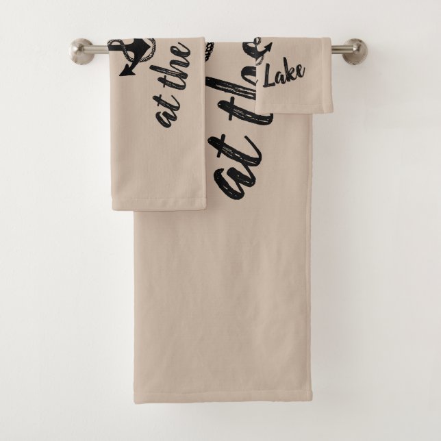 nautischer ANKOR + ROPE | Badhandtuch Set (Insitu)