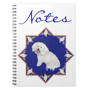 Nautischer Bichon Frise Notizblock