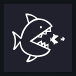 nautischer FISH mit Zähnen | Poster<br><div class="desc">| LAKE LIFE | NAUTISCH | BOOT | ANCHOR | LAKE LIFE | DAS LEBEN AM SEE IST BESSER | FUN | CHIC | EINFACH | WASSER | FUN BOOTING DECOR ACCESSORIES FÜR DIE ZUHAUSE | NAUTISCHE TROPISCHE WOHNGESTALTUNG | CLASSIC SILHOUETTE DESIGN | STRAND | SEE | OCEAN DECOR ZUHAUSE...</div>