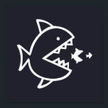 nautischer FISH mit Zähnen | Poster<br><div class="desc">| LAKE LIFE | NAUTISCH | BOOT | ANCHOR | LAKE LIFE | DAS LEBEN AM SEE IST BESSER | FUN | CHIC | EINFACH | WASSER | FUN BOOTING DECOR ACCESSORIES FÜR DIE ZUHAUSE | NAUTISCHE TROPISCHE WOHNGESTALTUNG | CLASSIC SILHOUETTE DESIGN | STRAND | SEE | OCEAN DECOR ZUHAUSE...</div>