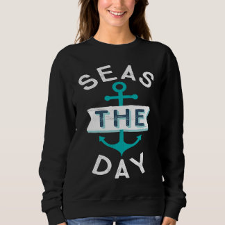 Nautischer Junggesellinnenabschied  Segelanker Mee Sweatshirt