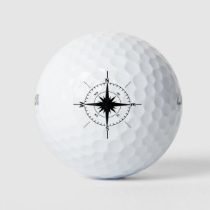 Nautischer Kompass Golfball
