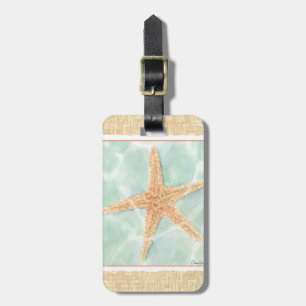 Nautischer Starfish im Wasser Gepäckanhänger
