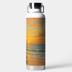 Nautischer/Strand-Weihnachtsbaum-Strand Trinkflasche