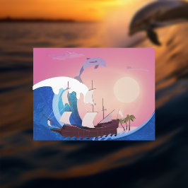 Nautischer Traum Postkarte