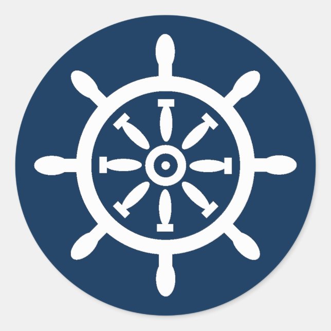 Nautischer Umschlag Aufkleber des Schiffes (Vorderseite)