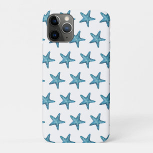 Nautischer Wasserfarben-Blauer Seestern Case-Mate iPhone Hülle