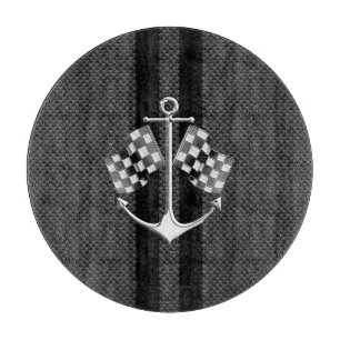 Nautisches Bootsrennen im Stil von Kohlenstofffase Schneidebrett