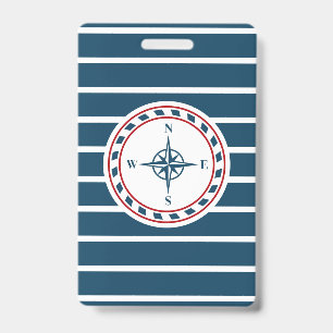 Nautisches Design Ausweis