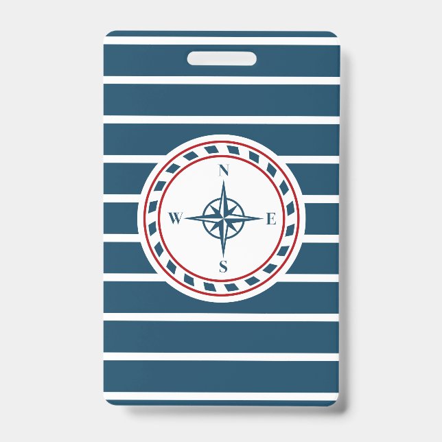 Nautisches Design Ausweis (Vorderseite)