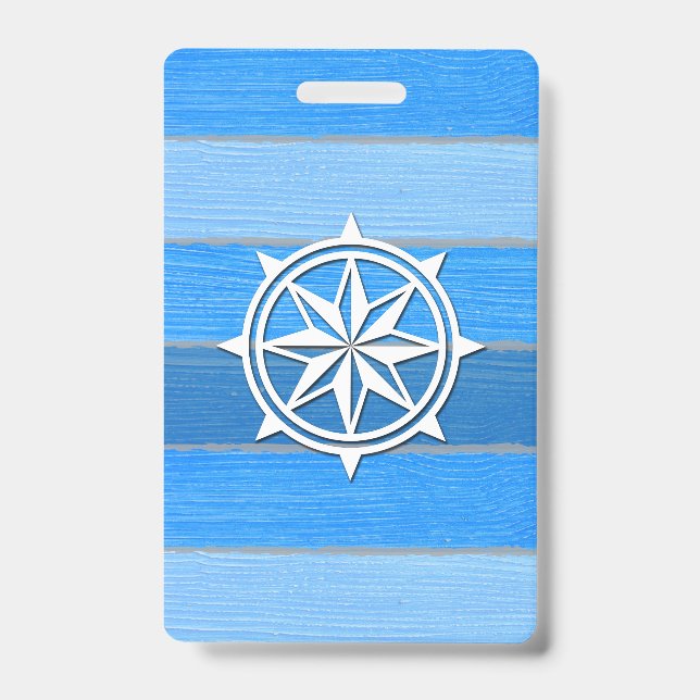 Nautisches Design Ausweis (Vorderseite)