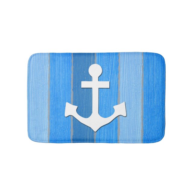 Nautisches Design Badematte (Vorderseite)