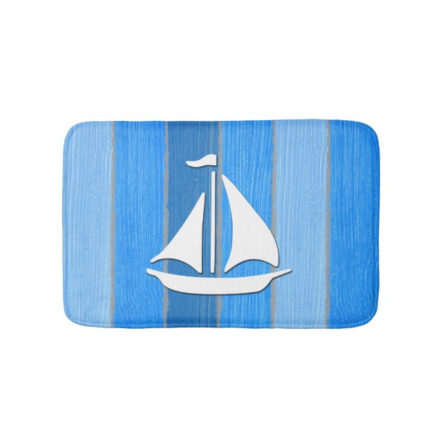 Nautisches Design Badematte (Vorderseite)