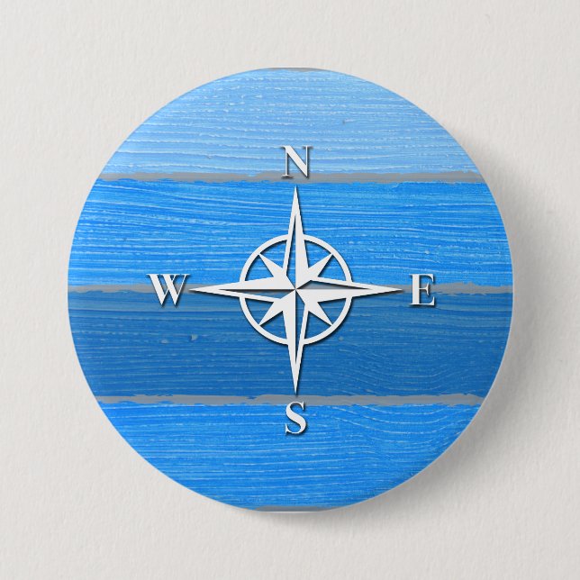 Nautisches Design Button (Vorderseite)