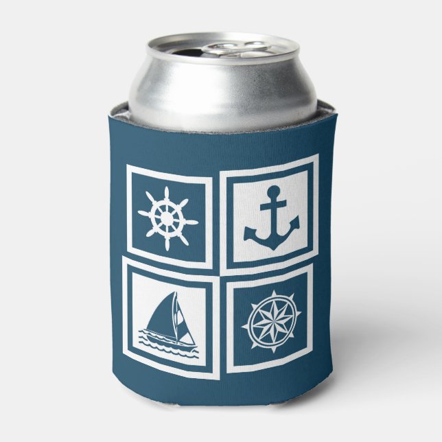 Nautisches Design Dosenkühler (Kanne Vorderseite)