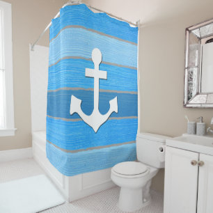 Nautisches Design Duschvorhang
