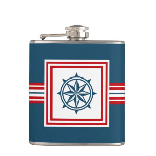 Nautisches Design Flachmann