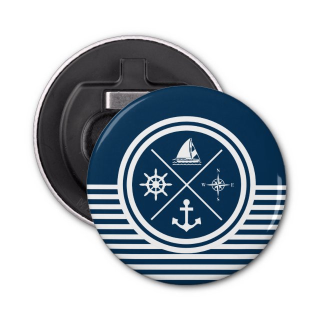 Nautisches Design Flaschenöffner (Vorderseite)