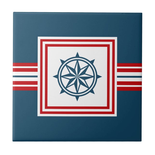 Nautisches Design Fliese (Vorderseite)