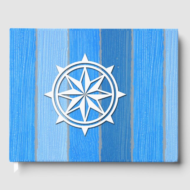 Nautisches Design Gästebuch (Vorderseite)
