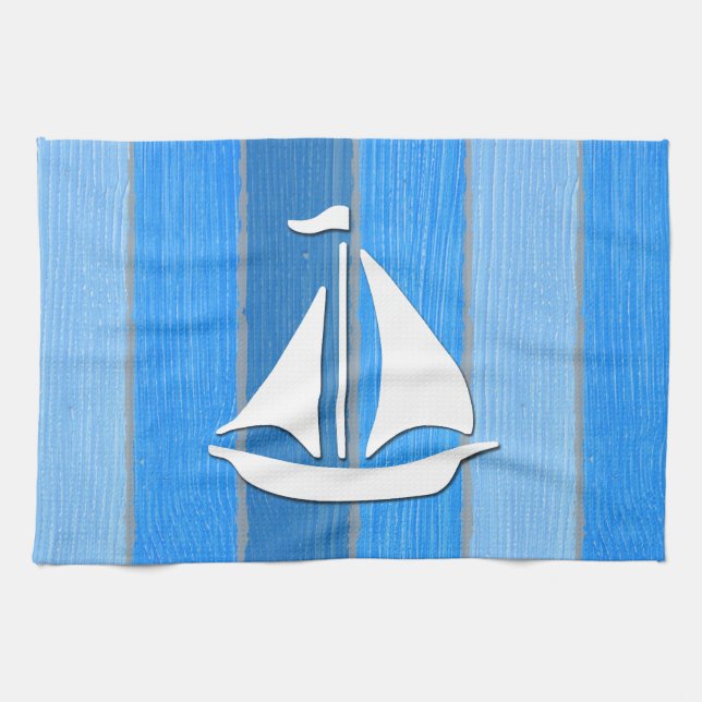Nautisches Design Handtuch (Horizontal)