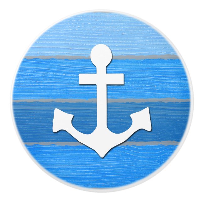 Nautisches Design Keramikknauf (Vorderseite)