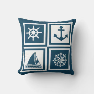 Nautisches Design Kissen