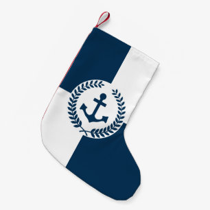 Nautisches Design Kleiner Weihnachtsstrumpf