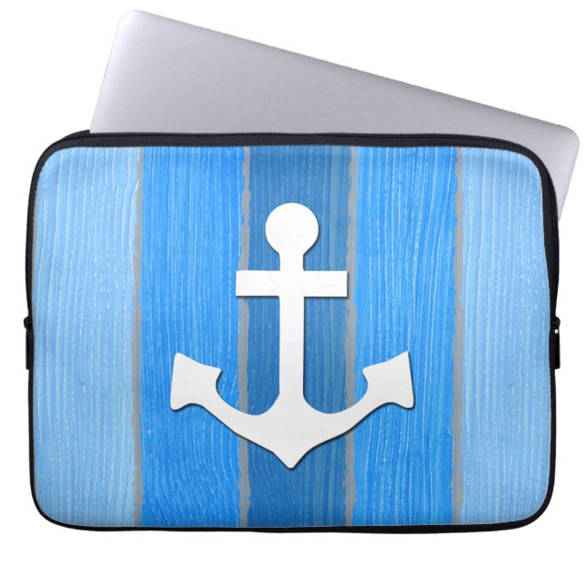 Nautisches Design Laptopschutzhülle (Vorderseite)