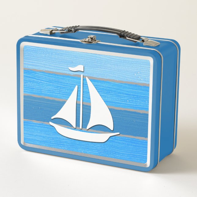 Nautisches Design Metall Lunch Box (Vorderseite)