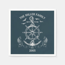 Nautisches Design mit Meereslandschaft