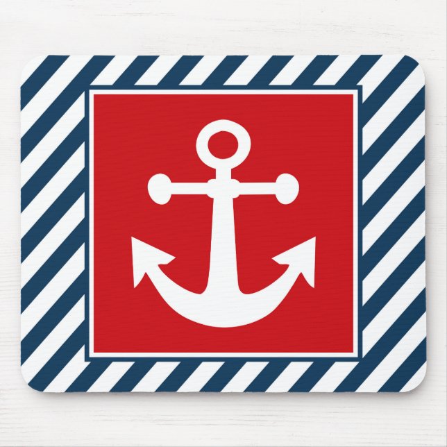 Nautisches Design Mousepad (Vorne)