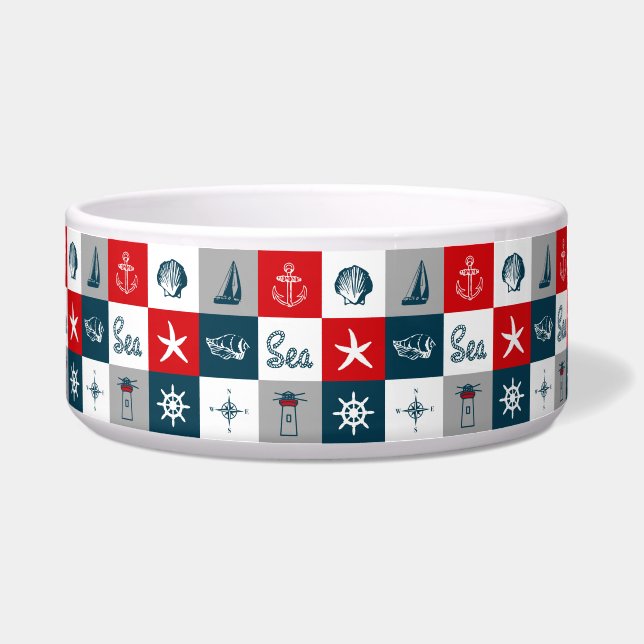 Nautisches Design Napf (Vorderseite)