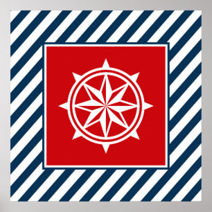 Nautisches Design Poster
