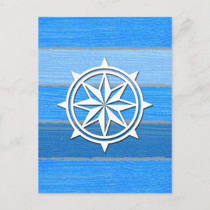 Nautisches Design Postkarte
