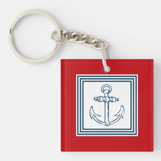 Nautisches Design Schlüsselanhänger (Vorderseite)