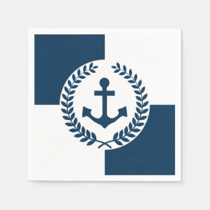 Nautisches Design Serviette