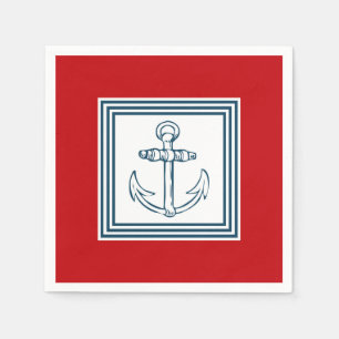 Nautisches Design Serviette
