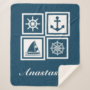 Nautisches Design Sherpadecke