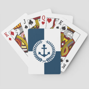 Nautisches Design Spielkarten