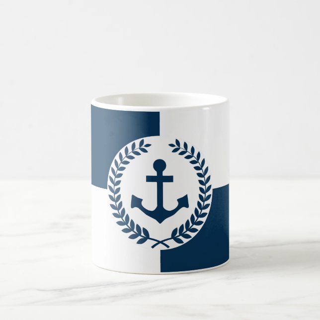 Nautisches Design Tasse (Mittel)